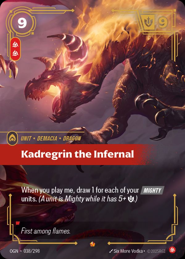 Kadregrin the Infernal — Riftbound card