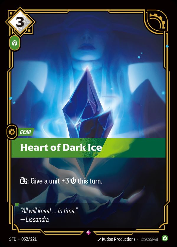 Heart of Dark Ice — Riftbound card