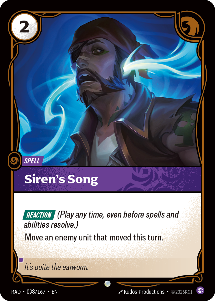 Siren's Song — Riftbound card RAD 098