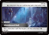 Abandoned Hall, Unleashed