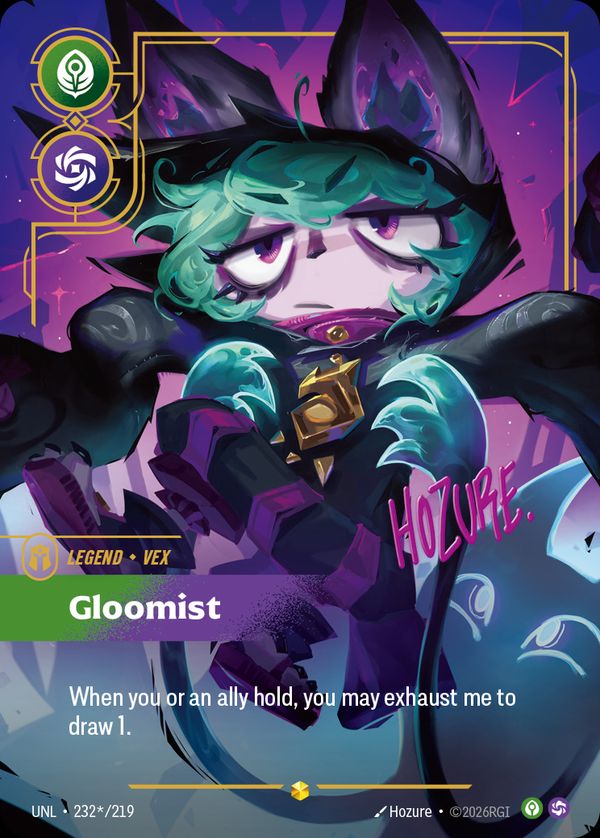 Vex, Gloomist (Signature) — Riftbound card
