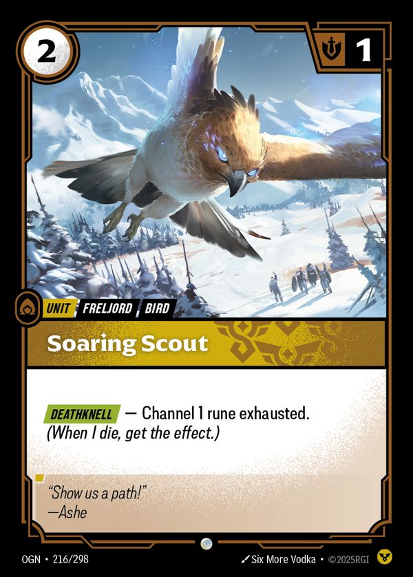 Soaring Scout — Riftbound card