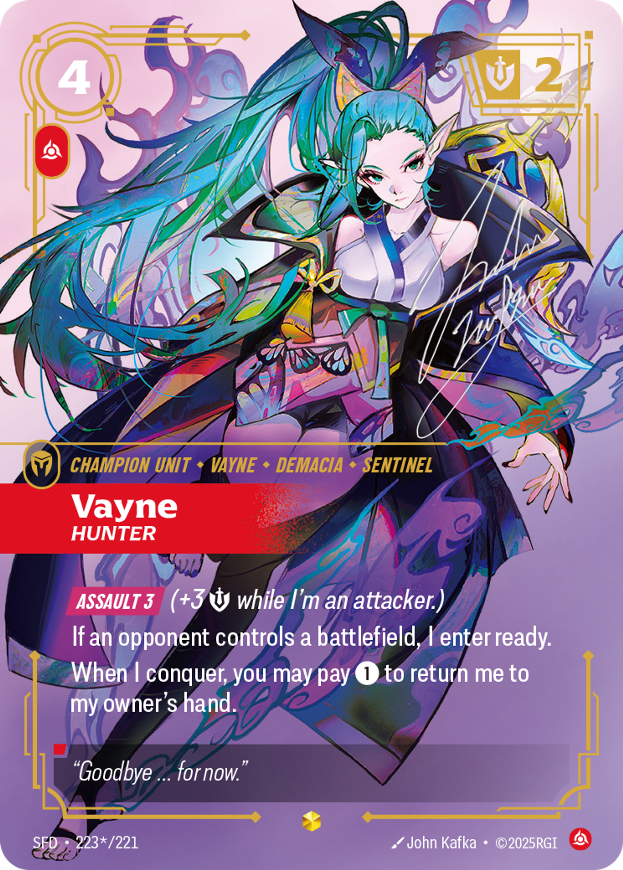 Vayne, Hunter
