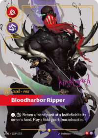 Pyke, Bloodharbor Ripper