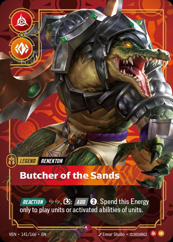 Renekton, Butcher of the Sands — Riftbound card