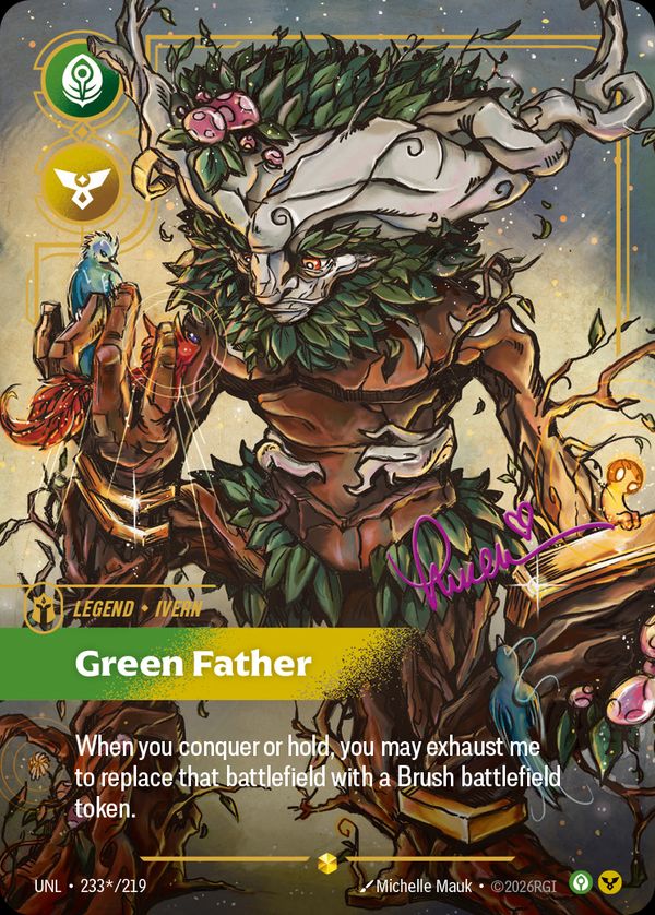 Ivern, Green Father (Signature) — Riftbound card