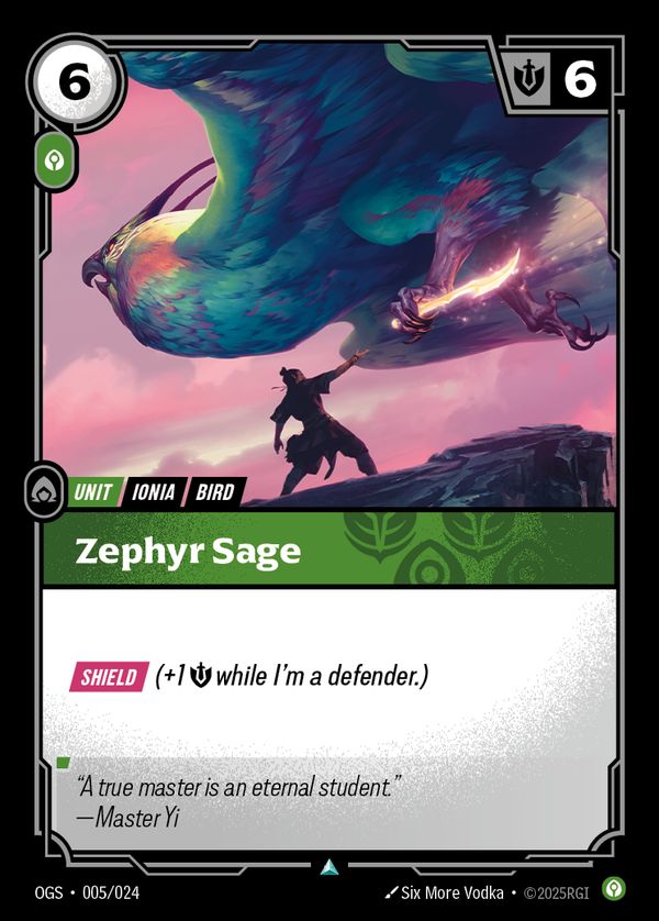Zephyr Sage — Riftbound card