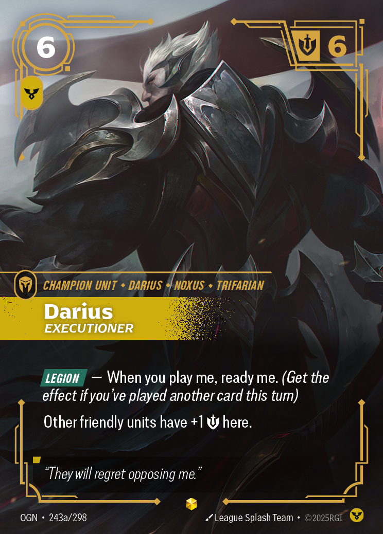 Darius - Exécuteur
