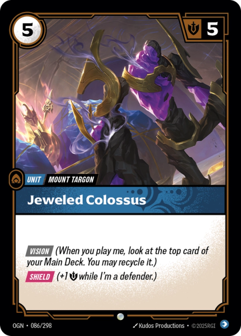 Jeweled Colossus — Origins #086, art by Kudos Productions