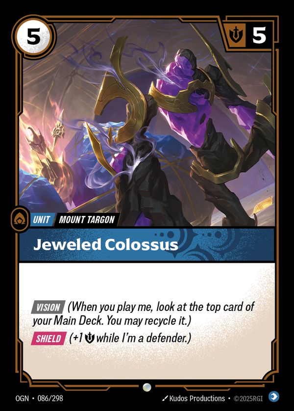 Jeweled Colossus — Riftbound card