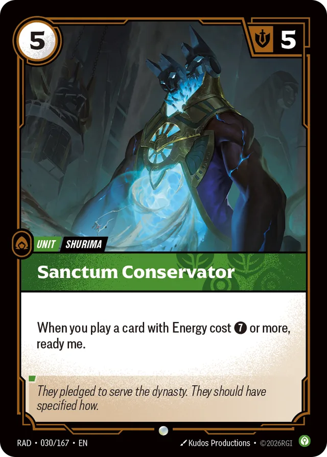 Sanctum Conservator Riftbound card (RAD-030/167)
