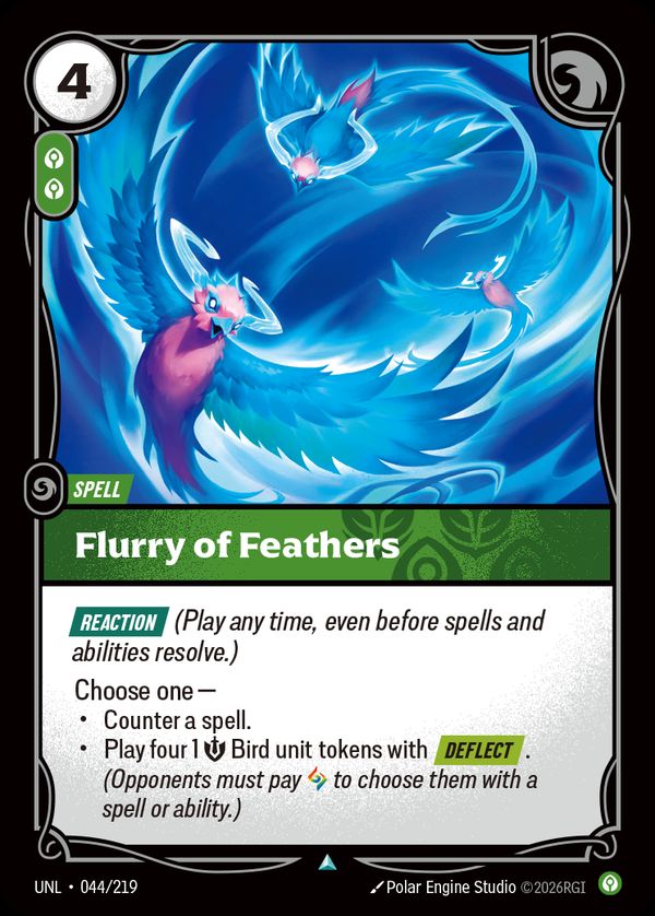 Flurry of Feathers — Riftbound card