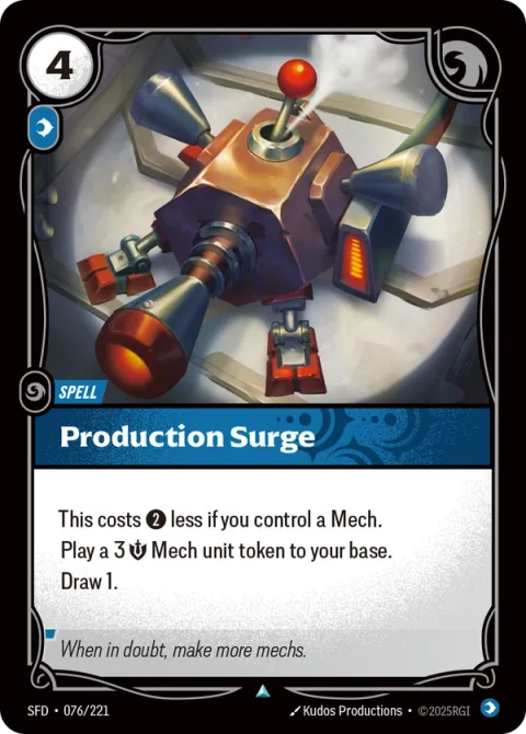 Production Surge SFD-076 영어판 카드 이미지