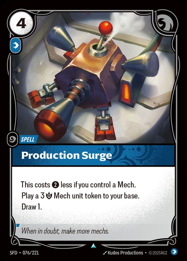 Production Surge — Riftbound card