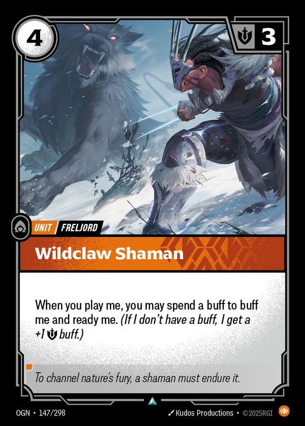 Wildclaw Shaman — Riftbound card