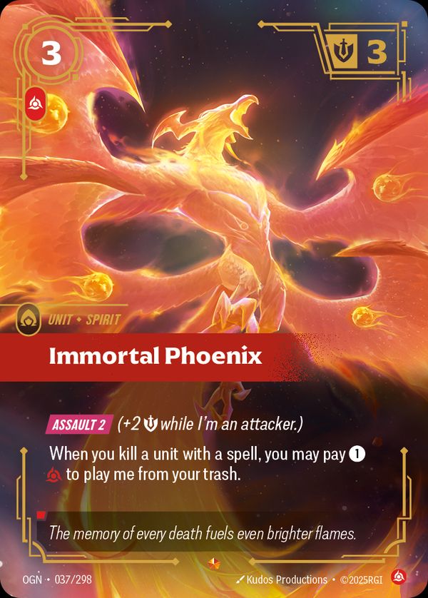 Immortal Phoenix — Riftbound card