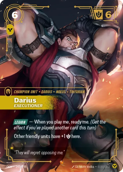 Darius, Executioner, OGN-243/298