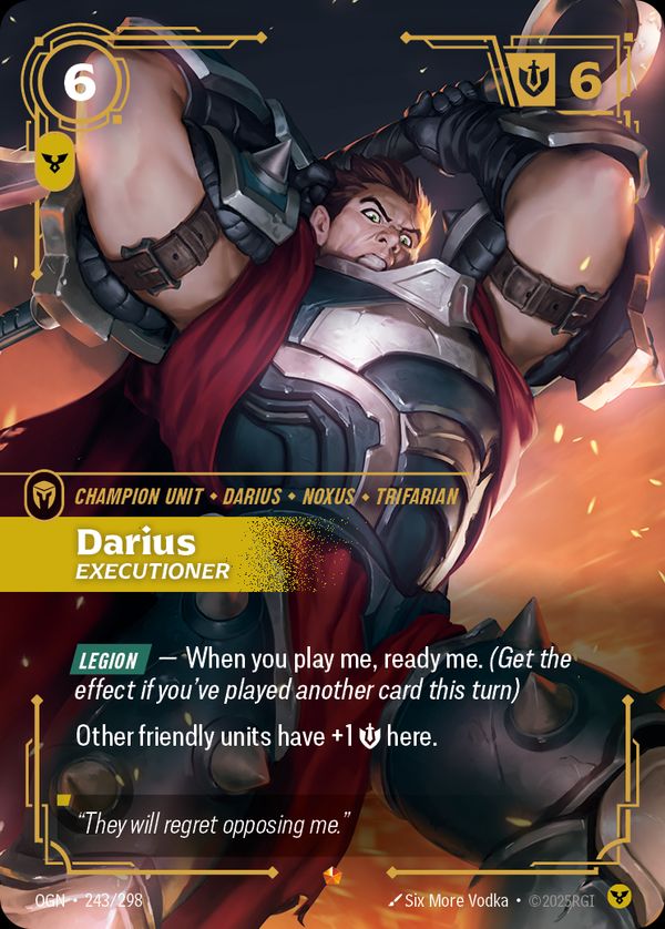 Darius, Executioner — Riftbound card