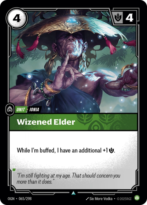 Wizened Elder — Origins #065, art by Six More Vodka
