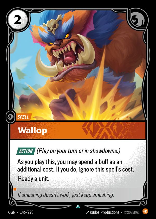 Wallop — Riftbound card
