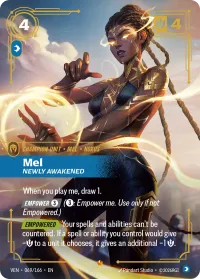 Mel, Newly Awakened