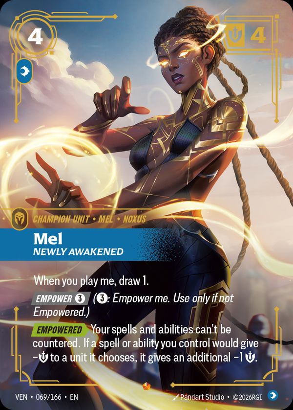 Mel, Newly Awakened — Riftbound card