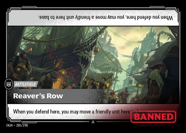 Reaver's Row — Riftbound card