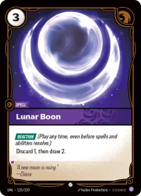 Lunar Boon, Unleashed