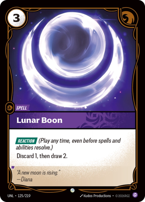 Lunar Boon — Unleashed #125, art by Kudos Productions