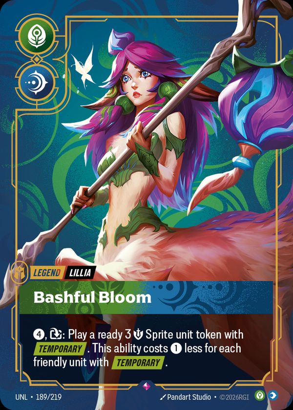 Lillia, Bashful Bloom — Riftbound card