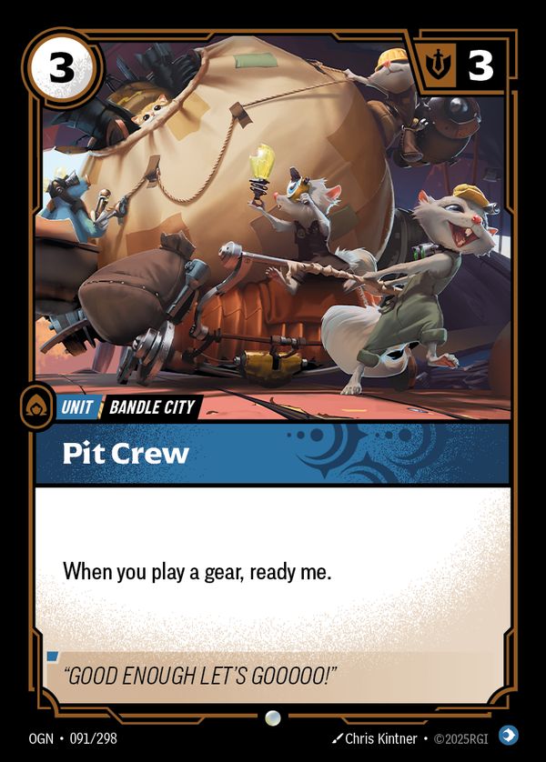 Pit Crew — Riftbound card