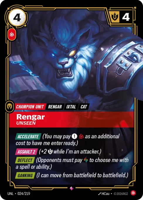 Rengar, Unseen, UNL-024/219