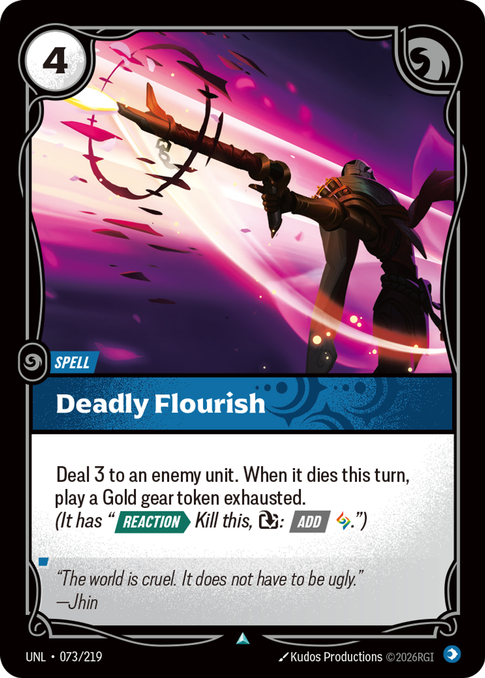 Deadly Flourish