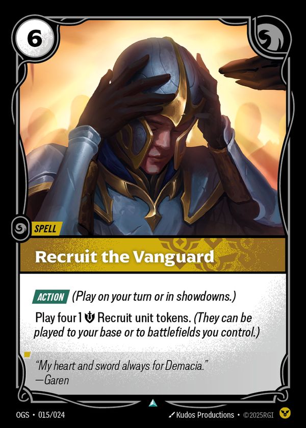 Recruit the Vanguard — Riftbound card