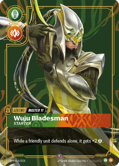 Wuju Bladesman, Starter, OGS-019/024