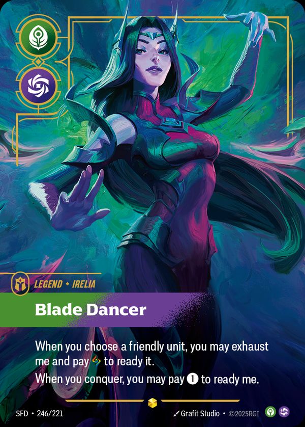Irelia, Blade Dancer (Overnumbered) — Riftbound card