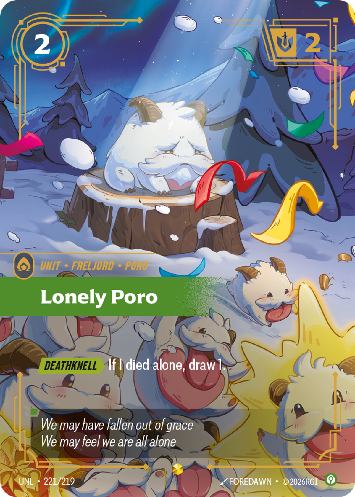 Lonely Poro