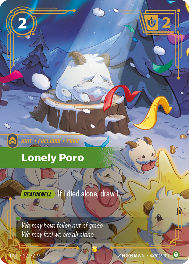 Lonely Poro (Overnumbered)
