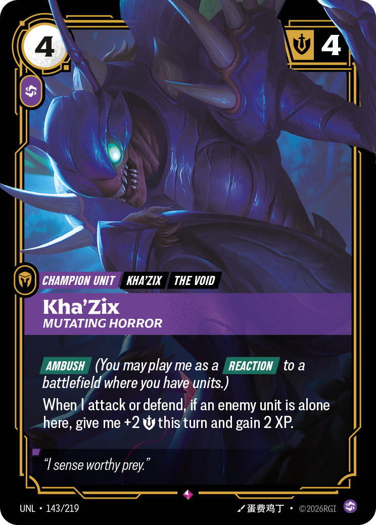 Kha'Zix - Horreur mutante