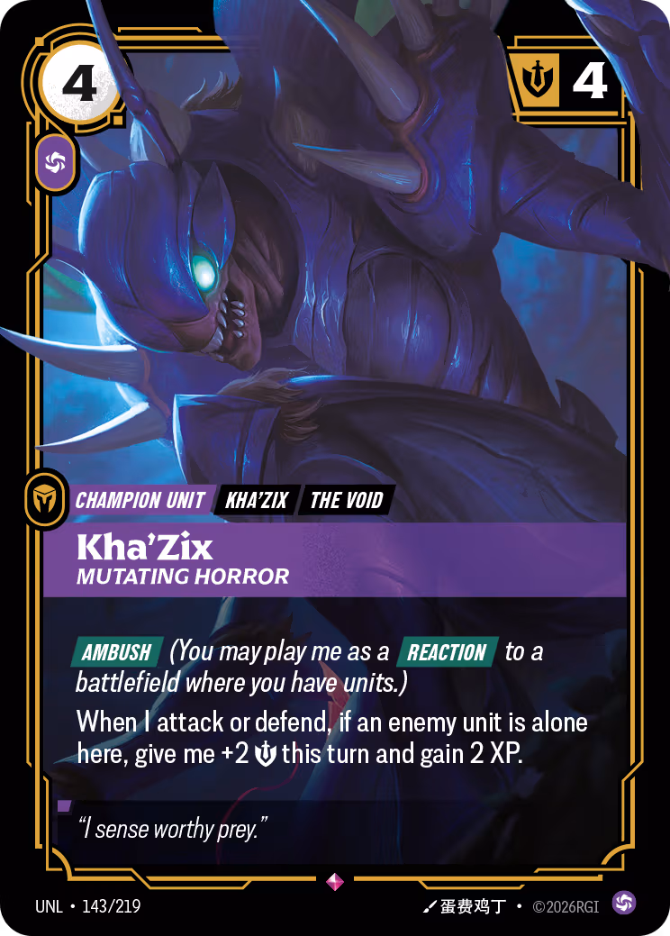 Kha'Zix, Mutating Horror