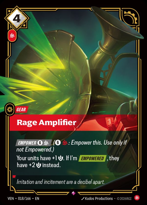 Rage Amplifier — Riftbound card