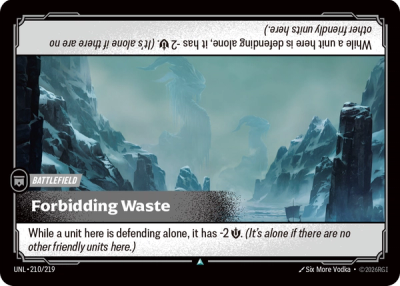 Forbidding Waste
