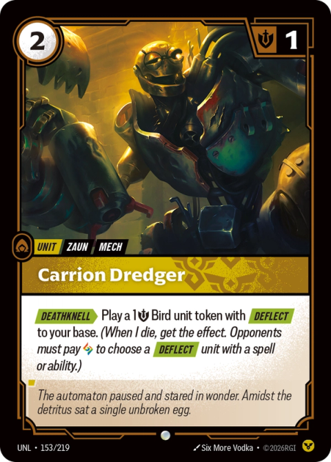 Carrion Dredger — Unleashed #153, art by Six More Vodka