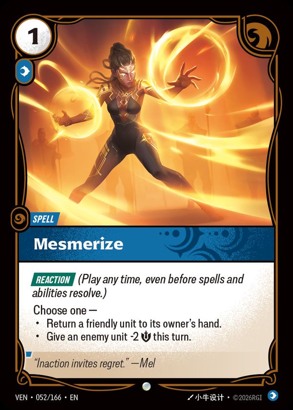 Mesmerize — Riftbound card