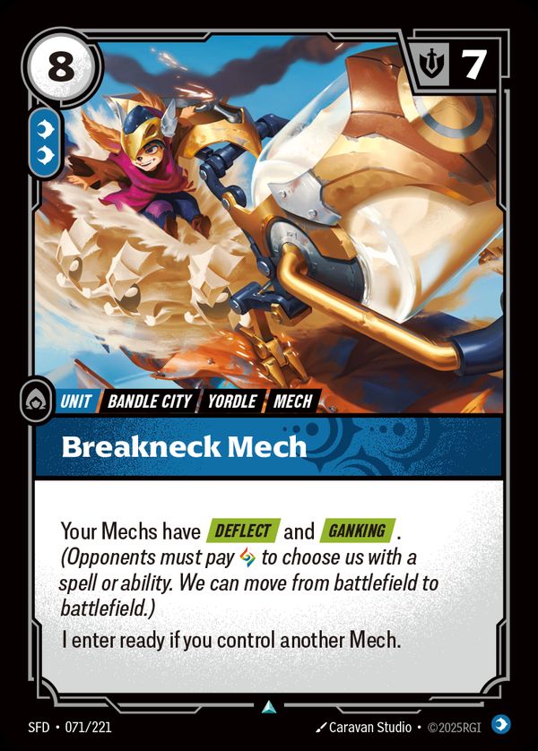 Breakneck Mech — Riftbound card