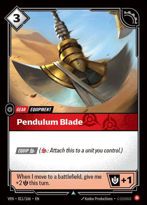 Pendulum Blade — Riftbound card