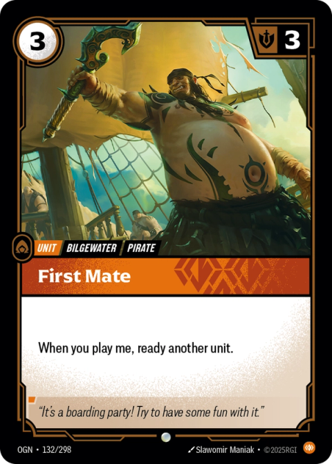 First Mate — Origins #132, art by Slawomir Maniak