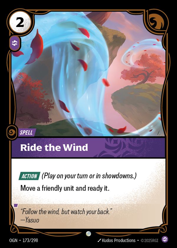 Ride The Wind — Riftbound card
