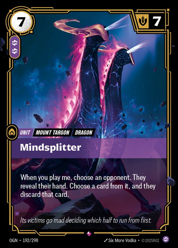 Mindsplitter — Riftbound card