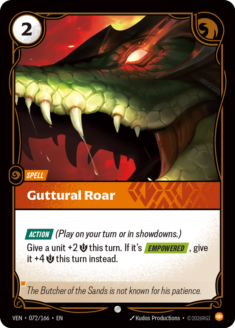 Guttural Roar